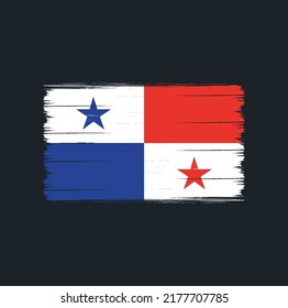 Panama Flag Vector. National Flag