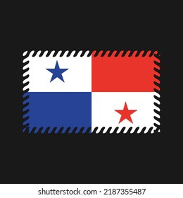 Vector de Bandera de Panamá. Bandera nacional
