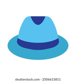 Panama Hat Flat Icon Design For Personal nad Commercial Use