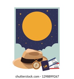 panama hat icon
