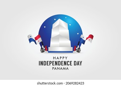 Panama Independence Day Design Background For Greeting Moment