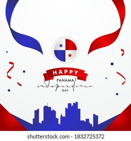 Panama Independence Day Vector Design Illustration For Banner and Background