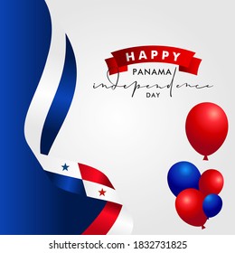 Panama Independence Day Vector Design Illustration For Banner and Background