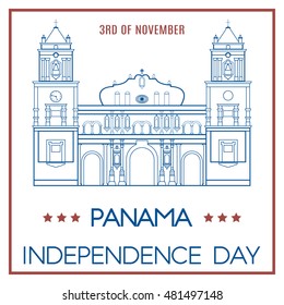 Panama Independence Day. Vector illustration for you design 