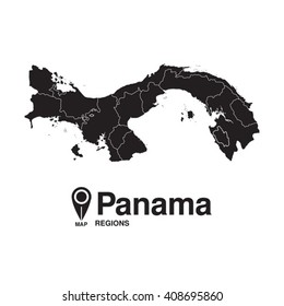 Panama map regions