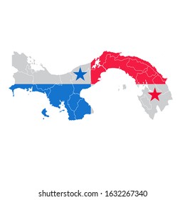 Panama National flag map icon