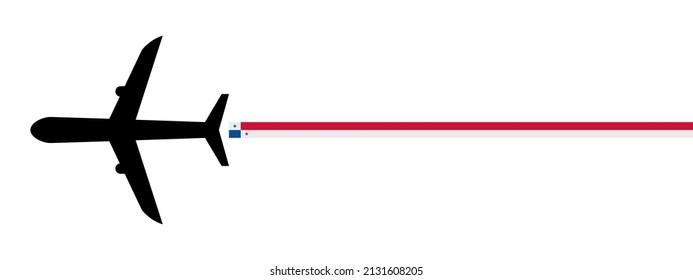 panama plane icon vector illustration. isolated on white background
