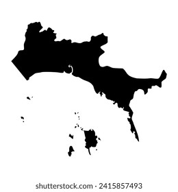 Panama Province map, administrative division of Panama. Vector illustration.