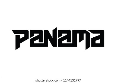 Panama typography design vector, for t-shirt, poster and other uses