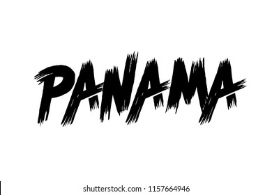 Panama typography design vector, for t-shirt, poster and other uses