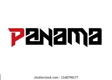 Panama typography design vector, for t-shirt, poster and other uses