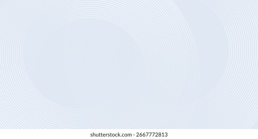 Fundo moderno azul panaromico com elementos de círculo. Design simples minimalista boas ilustrações arte abstrata linha gradiente