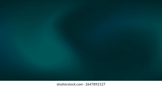 Panaromic dark blue to light blue and green gradient background illustration  ideal for sophisticated visual designs abstract 