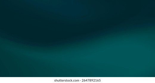 Panaromic dark blue to light blue and green gradient background illustration  ideal for sophisticated visual designs abstract good art modern