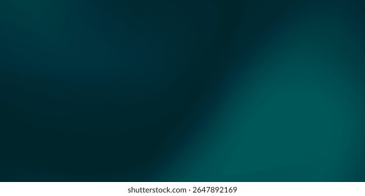 Panaromic dark blue to light blue and green gradient background illustration  ideal for sophisticated visual designs abstract good