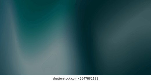 Panaromic dark blue to light blue and green gradient background illustration  ideal for sophisticated visual designs abstract good art modern illustrations vector texture