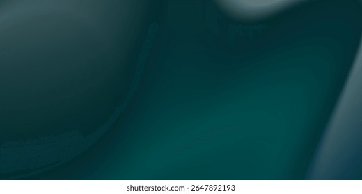 Panaromic dark blue to light blue and green gradient background illustration  ideal for sophisticated visual designs texture ligth concept soothing soft good