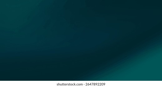 Panaromic dark blue to light blue and green gradient background illustration  ideal for sophisticated visual designs abstract good art