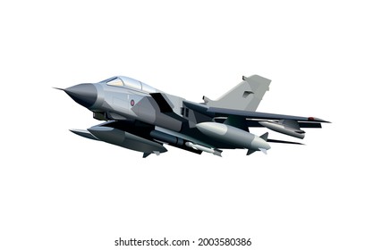 Panavia Tornado Jet Fighter Vector Design