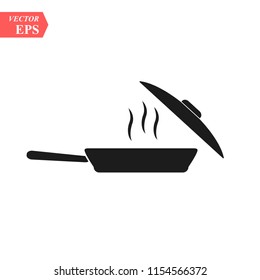 pan,boil vector icon.kitchen tool symbol isolated for web and mobile app eps10