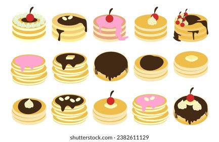 Pancake Day Illustration Element Set