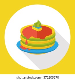 pancake flat icon