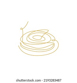 Plantilla de ilustración de diseño plano de icono de Pancake