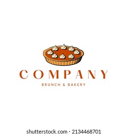 pancake logo vector for your company, business, advertisement and social media