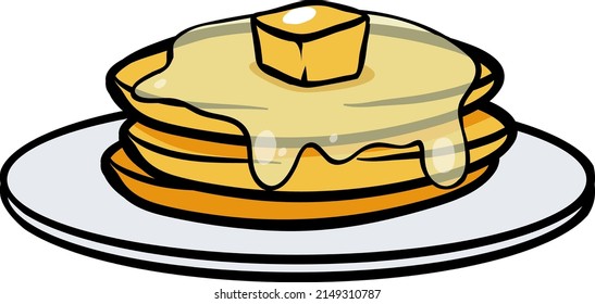 1,852 Pancake clip art Images, Stock Photos &amp; Vectors | Shutterstock