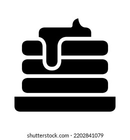 pancake symbol icon vector illustration