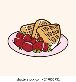 pancake theme elements vector,eps