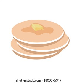 pancake vector design. breakfast food