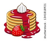 Pancake vector graphic