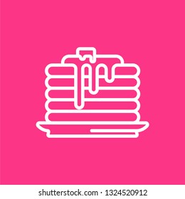 Pancake vector icon