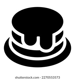pancake vector icon illustration asset