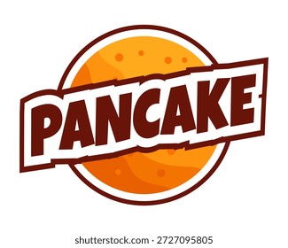 Ilustración vectorial de panqueque en círculo