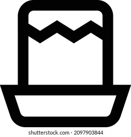pancake vector illustration isolated on a transparent background. stroke vector icons for concept or web graphics.