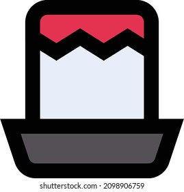 ilustración vectorial de pancake aislada en un fondo transparente. iconos vectoriales de trazo para el concepto o gráficos web.