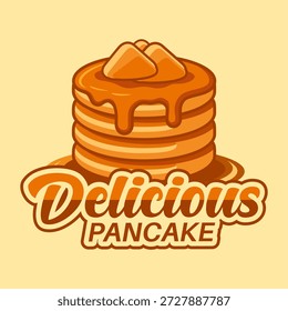 Pfannkuchen, Vektorgrafik auf Platte