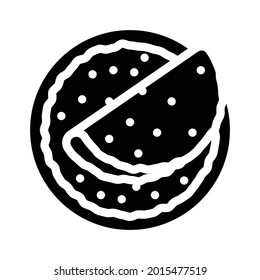 pancakes dessert glyph icon vector. pancakes dessert sign. isolated contour symbol black illustration