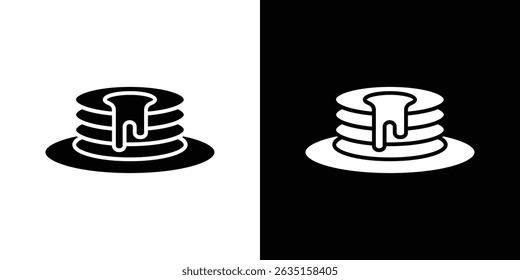 conceito de ícone panquecas, ilustração vetorial
