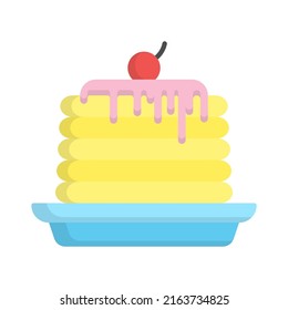 Pancakes icon design template vector illustration