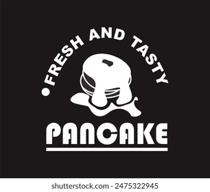 pancakes icon vector icon pancake, suitable for restaurant, food truck and cafe logo template logo bakery design elemen