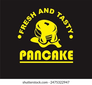 pancakes icon vector icon pancake, suitable for restaurant, food truck and cafe logo template logo bakery design elemen