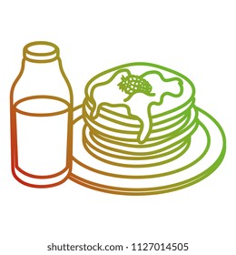 pancakes with syrup maple