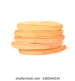 pancakes vector illustration