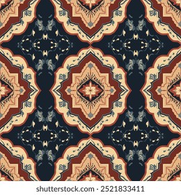 Pan-chat pattern fabric, Eastern Pan-chat design Suitable for carpets or curtains and vector tiles. Designed for curtains, tiles, carpets, wallpaper, backgrounds.