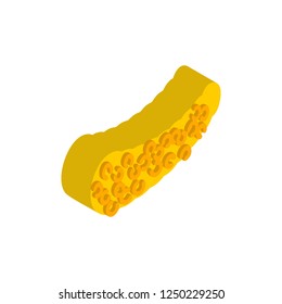 Pancreas isometric isolated. Internal organ 3D. anatomy of human body. Organs systems body