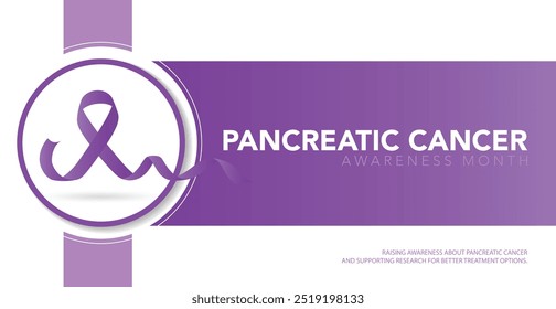 Pancreatic Cancer awareness month is observed every year in November. is a disease in which malignant cells form in the tissues of the pancreas. Vector illustration