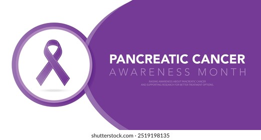 Pancreatic Cancer awareness month is observed every year in November. is a disease in which malignant cells form in the tissues of the pancreas. Vector illustration